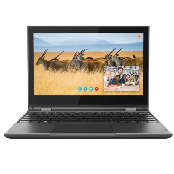 Lenovo 300e G2 Chromebook - Celeron N4020 - 4GB RAM - 32GB - 11.6 inch (29,46 cm) touchscreen - Franstalig toetsenbord - ChromeOS