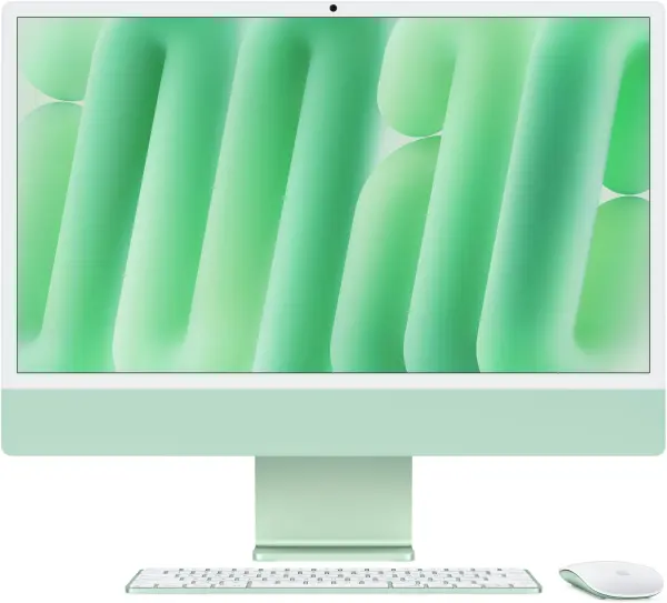 iMac 24" - Apple M4 8-core - Apple 8-core GPU - 16GB Ram - 256GB SSD - Green - Nederlands toetsenbord