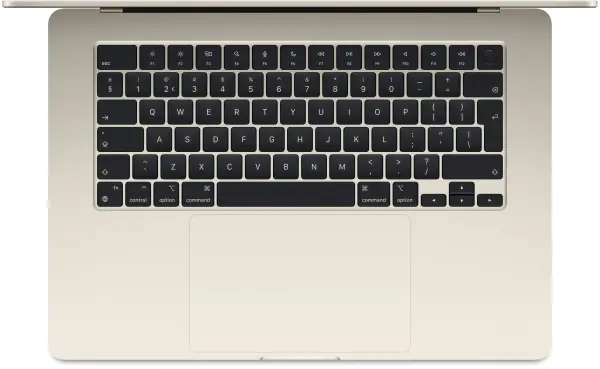 [NEW] Macbook Air 15" - Apple M3 8-core - Apple 10-core GPU - 16GB Ram - SSD 512GB - 2024 - Starlight - Nederlands toetsenbord