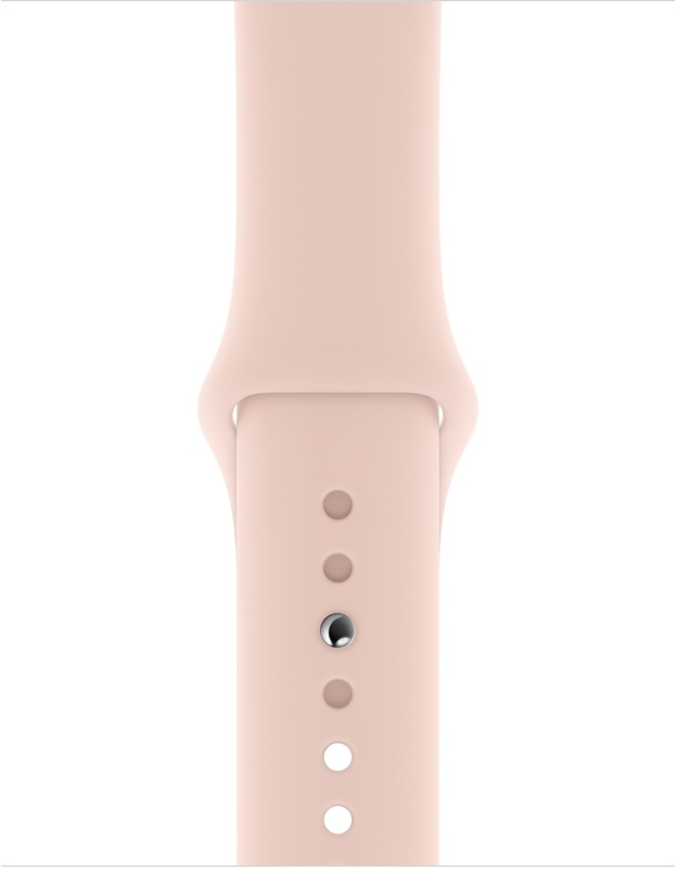 Apple Watch Series 5 (40mm) aluminium, sportbandje Goud (Roze)