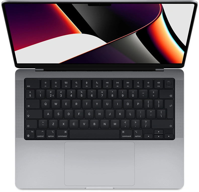 Macbook Pro 14" - Apple M1 Max 10-core - 32GB Ram - SSD 1TB - 2021 - Space Grey - Belgisch toetsenbord