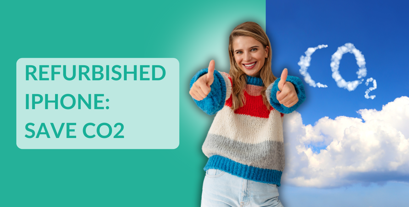 CO2 besparen met een refurbished iPhone 