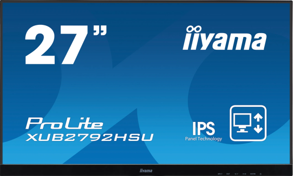 Iiyama - ProLite XUB2792HSU-B1 - 27 inch (68,58 cm)- Full HD LED IPS - Black - Geen voet