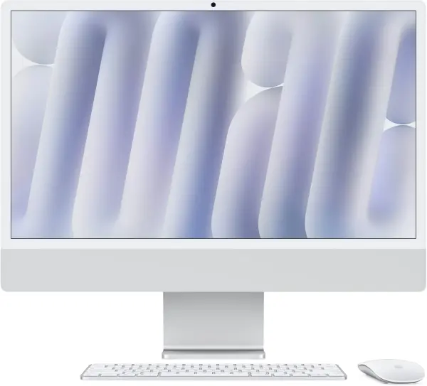 iMac 24" - Apple M4 8-core - Apple 8-core GPU - 16GB Ram - 256GB SSD - Silver - Nederlands toetsenbord