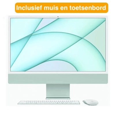 iMac 24" - Apple M3 8C 2,8GHz - 8GB Ram - SSD 256GB - Apple 10C GPU - Green - Qwerty NL