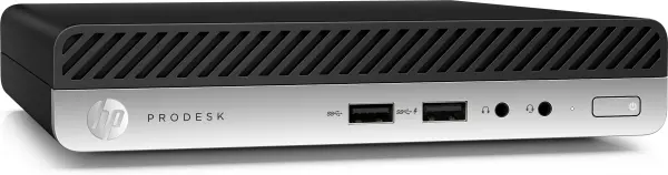 HP - Prodesk 400 G5 Mini - Intel QuadCore I3 9100T - 8GB RAM - 256GB SSD - Windows 11 Pro