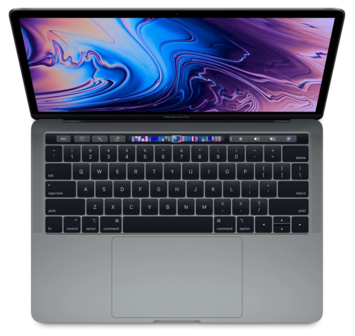 Macbook Pro 13" - Intel i5 2,3GHz - 8GB Ram - SSD 512GB - 2018 - Space Gray - Qwerty NL