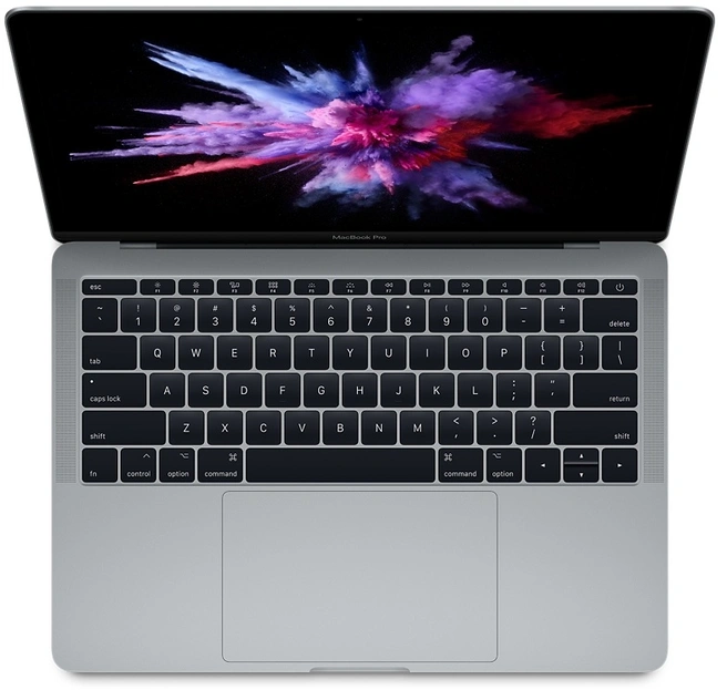 Macbook Pro 13" - Intel QuadCore i5 2,3GHz - 16GB Ram - SSD 128GB - 2017 - Space Gray - Nederlands toetsenbord