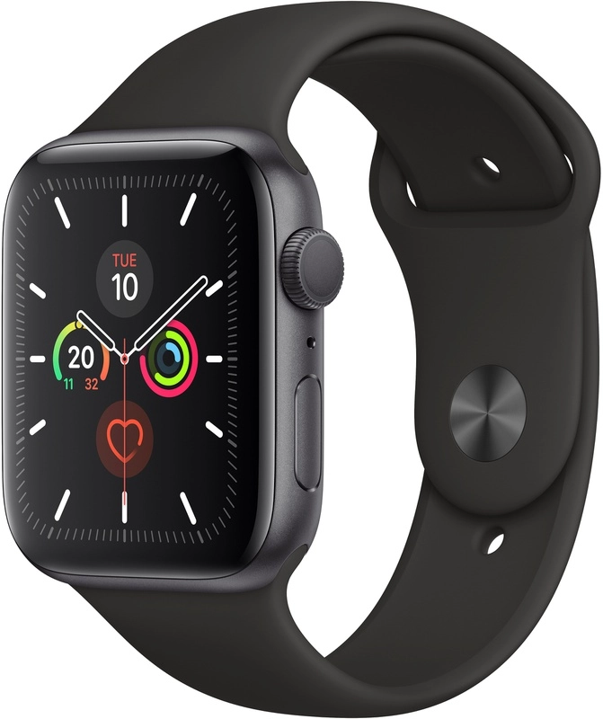 Apple Watch Series 5 (44mm) aluminium, sportbandje Space Gray