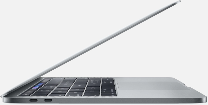 Macbook Pro 13" - Intel DualCore i5 2,3GHz - 16GB Ram - SSD 512GB - 2018 - Space Gray - Qwerty NL