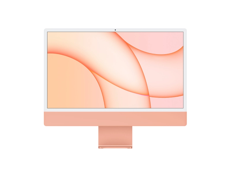 iMac 24" - Apple M1 8C 2,1GHz - 8GB Ram - 256GB SSD - Apple 8C GPU - Orange - Qwerty NL