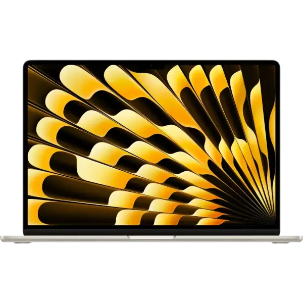Macbook Air 15" - Apple M3 8-Core - Apple 10-Core GPU - 8GB Ram - SSD 256GB - 2024 - Starlight - Nederlands toetsenbord